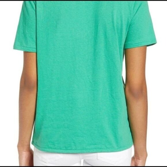 NWT BP Green Ming V Neck Shirt - XXS - Picture 3 of 4